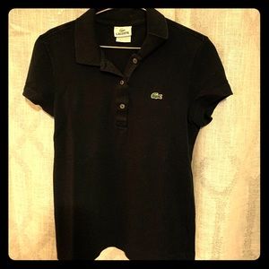 Lacoste Black Polo Shirt